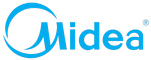 Логотип фирмы Midea в Минусинске